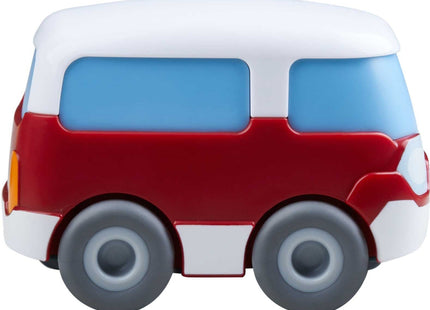 Haba Kullerbü - Autobús Rojo, Vehículo De Juguete Blanco/Antracita 1306689001