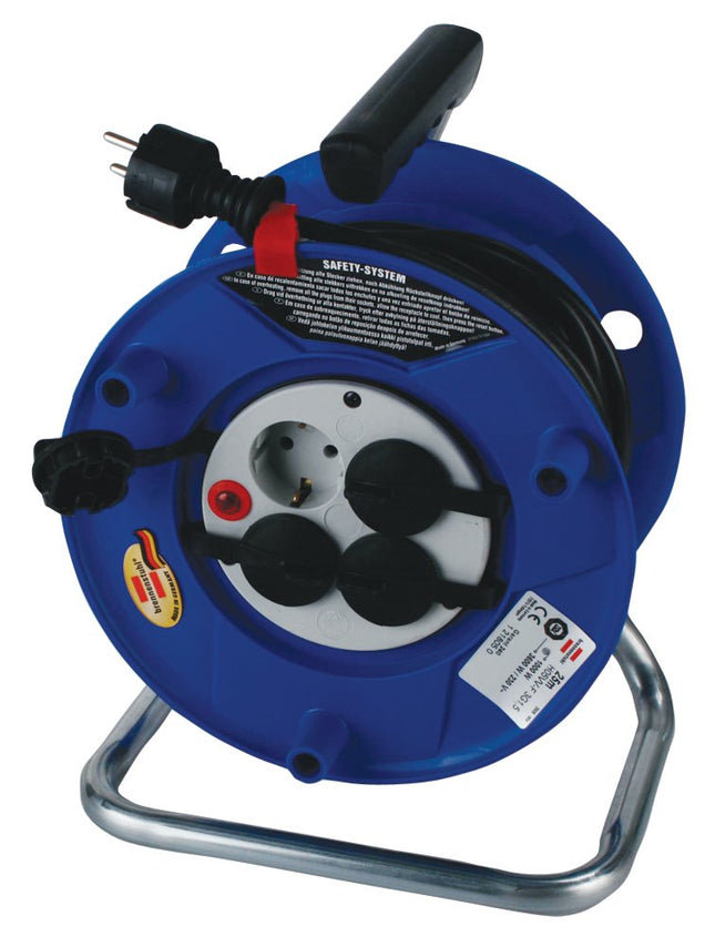 Brennenstuhl Tambor De Cable Garant 25 M, 4 Enchufes