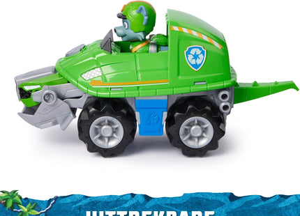Spin Master Paw Patrol Jungle Pups - Vehículo De Tortuga Mordedora Con Vehículo De Juguete Con Figura Rocosa 6067763