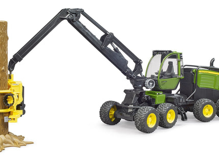 Cosechadora Brother John Deere 1270g,  (Verde/Negro, Incl. Tronco De Árbol)