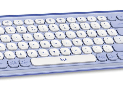 EAN 5099206127586 - Logitech 920-013074 teclado Universal Bluetooth QWERTY Internacional de EE.UU. Lila, Blanco imagen 3
