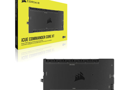 Corsair Icue Commander Core Xt Controlador De Velocidad De Ventilador 6 Canales Negro