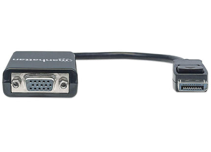 EAN 0766623151962 - Manhattan 151962 adaptador de cable de vídeo 0,15 m DisplayPort VGA (D-Sub) Negro imagen 3