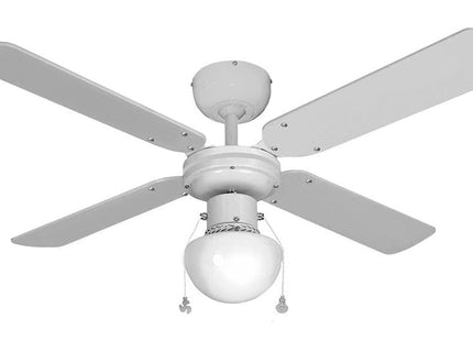Ventilador De Techo Modelo Caribe Blanco Potencia: 50w Aspas: Ø102cm Edm