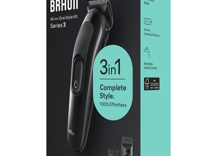 Cortapelos Braun Styling Kit Sk2400, Negro Sk2400