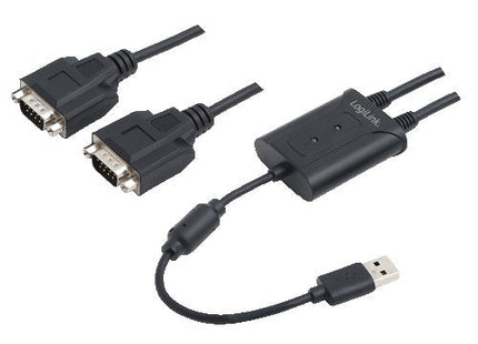 EAN 4052792009026 - LogiLink AU0031 cable de serie Negro USB tipo A DB-9 imagen 1