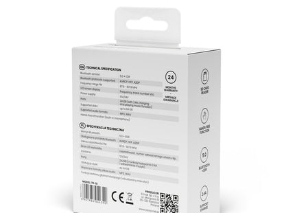 Savio Transmitter Tr-10 With Bluetooth + Car Charger 2 A