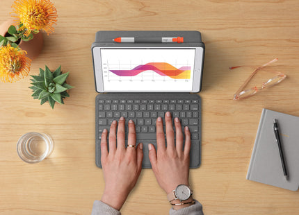 Logitech Combo Touch Grafito Smart Connector Qwertz Suizo