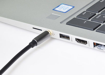 Cable Adaptador Helos, Conector De 3,5 Mm / 2 Conectores De 3,5 Mm, Premium, Negro