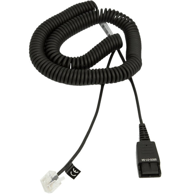 Jabra Qd Cable To Special-Plug Rj45 Coiled