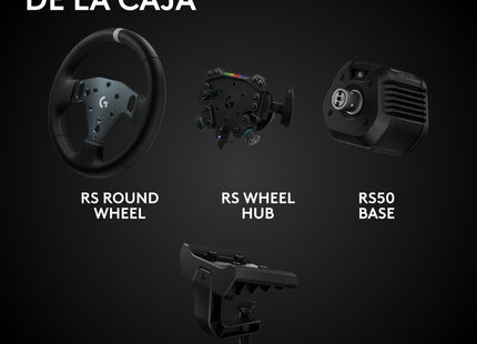 Logitech G Rs50 System Volante Cableado Negro Para Pc Sony Playstation 4 Sony Playstation 5