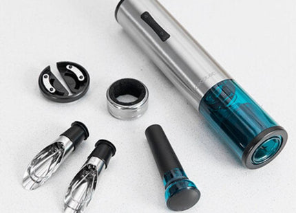 EAN 8435484023108 - Cecotec 02310 sacacorchos Abridor de vino eléctrico Azul, Acero inoxidable imagen 7