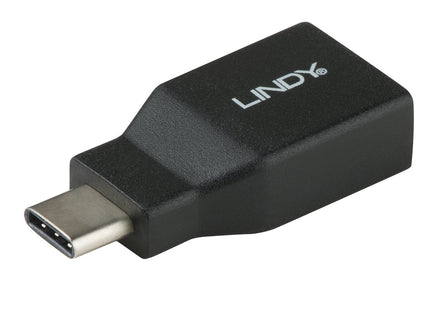 Lindy 41899 Cambiador De Género Para Cable Usb 3.1-C Usb 3.1-A Negro