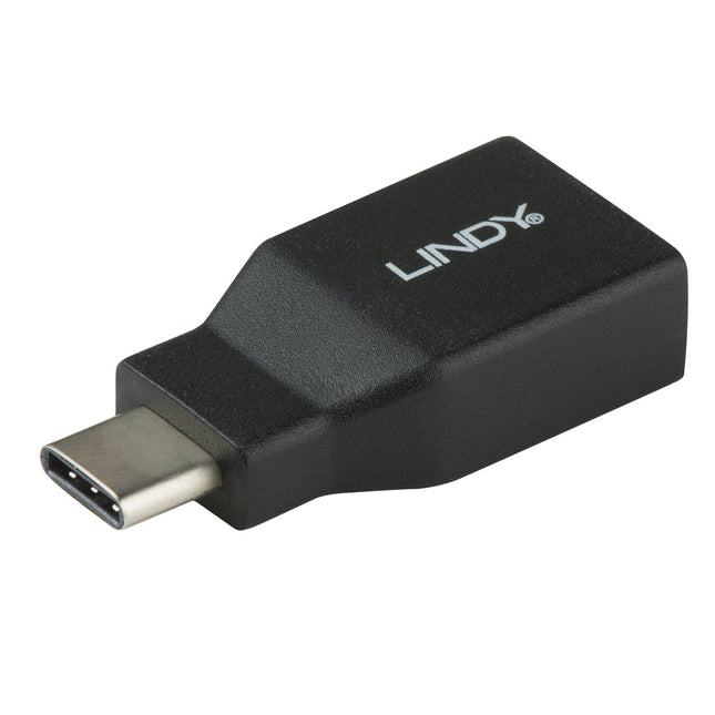 Lindy 41899 Cambiador De Género Para Cable Usb 3.1-C Usb 3.1-A Negro