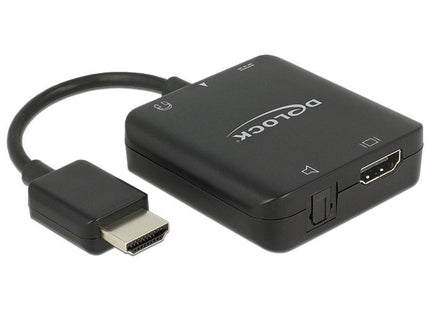 EAN 4043619627844 - DeLOCK 62784 convertidor de audio Negro imagen 1