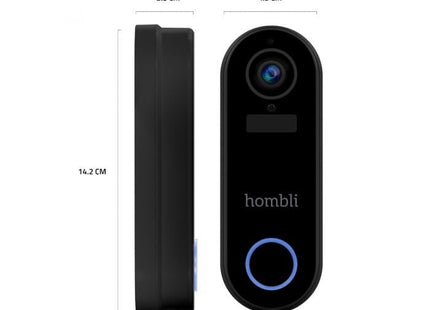 Pack De Timbre Inteligente Hombli Negro, Blanco