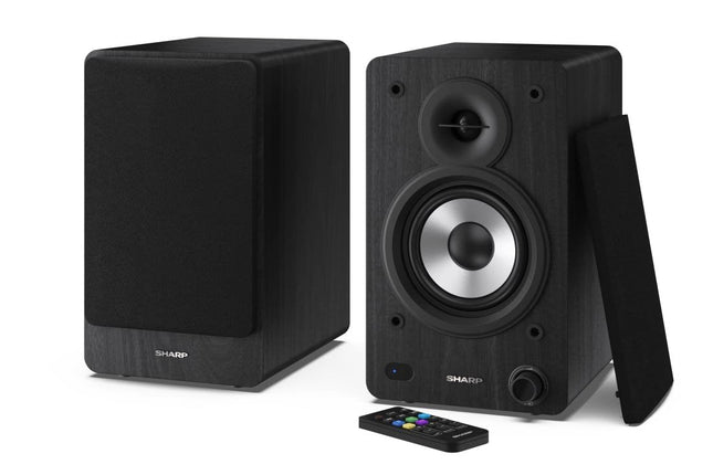 EAN 4974019216577 - Sharp Bookshelf Speakers De 2 vías Negro Inalámbrico y alámbrico 60 W imagen 1