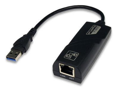 Exsys Ex-1320-2 Adaptador Usb 3.0 A Red Ethernet Gigabit Lan, 10 Cm Negro