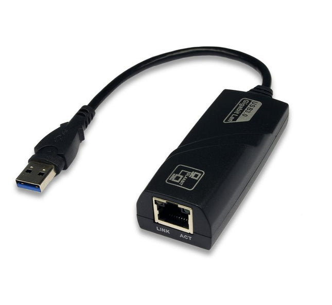 Exsys Ex-1320-2 Adaptador Usb 3.0 A Red Ethernet Gigabit Lan, 10 Cm Negro