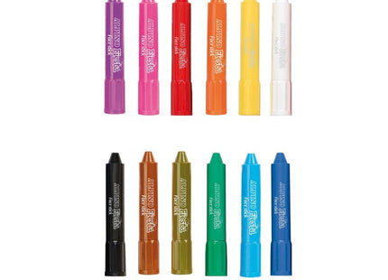 Alpino Maquillaje En Barra Fiesta Face Stick Caja De 6 Negro