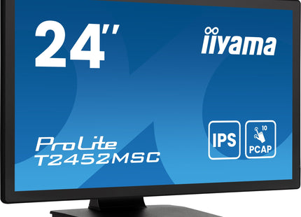 Monitor  Iiyama Prolite T2452msc-B1ag (23.8") 1920 X 1080 Pixeles Full Hd Led Pantalla Táctil Negro