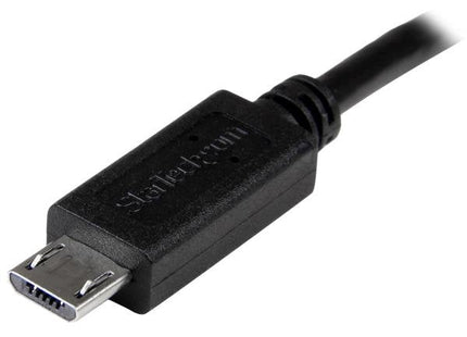 Startech Cable Micro Usb A Micro Usb M/M Otg 0.20m Negro Uuusbotg8in