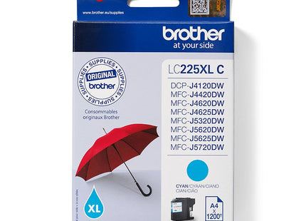 Brother Tinta Original Lc 225xl Mfcj44ss Cian Xl