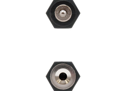 Adaptador De Audio Estéreo Jack 2.5mm-H A Jack 3.5mm-M · Negro