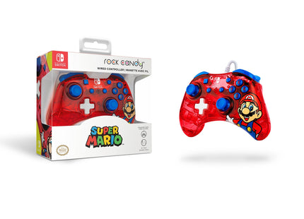 Controller Wired Rock Candy Mario