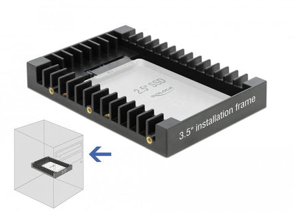 Marco De Instalación Delock De 3,5 "Para Unidades Sata De 2,5"