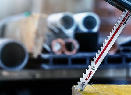 Bosch Professional Expert Hoja De Sierra De Calar De Carburo T 367 Xhm 'Multi Material' 2 Piezas