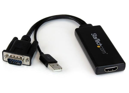 EAN 0065030854962 - StarTech.com VGA2HDU adaptador de cable de vídeo Negro imagen 1