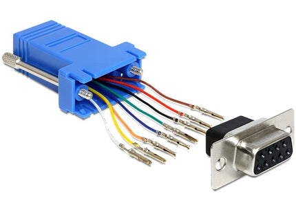 Delock 65430 D-Sub 9 Pin Female > Rj45 Female Assembly Kit