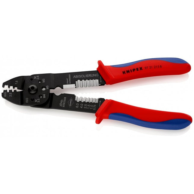 Alicates Para Engarzar Knipex 97 21 215 B Pelar, Engarzar 0,75 - 6 Mm² 9721215b