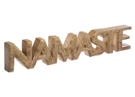 'Namaste' Decorativo Madera De Mango 54x3,5x10cm