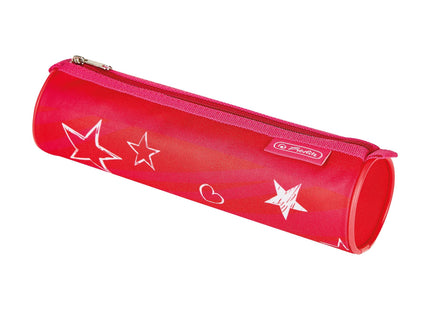 Herlitz Softlight Plus Stars&Strips Juego De Mochila Escolar Chica Poliéster Rosa, Rojo