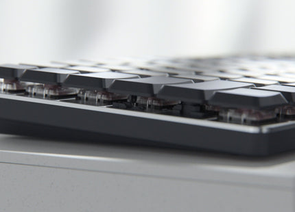 Logitech Mx Mini Mechanical For Mac Teclado Bluetooth Qwerty Internacional De Ee.Uu. Grafito, Gris