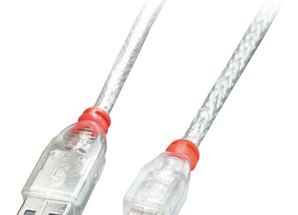Lindy 41780 Cable Usb 0,2 M Usb 2.0 Usb A Mini-Usb B Transparente