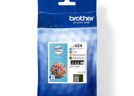 Pack Cartuchos Tinta Brother Lc424val Negro Cian Magenta Amarillo