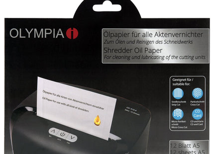 Olympia 9130 Accesorio Para Destructoras De Papel 12 Pieza(S) Aceite Lubricante