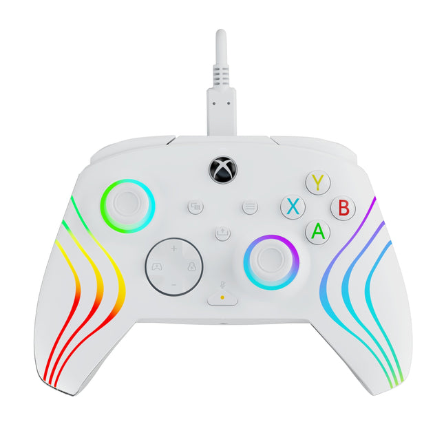 Controller Wired Afterglow Wave Blanco