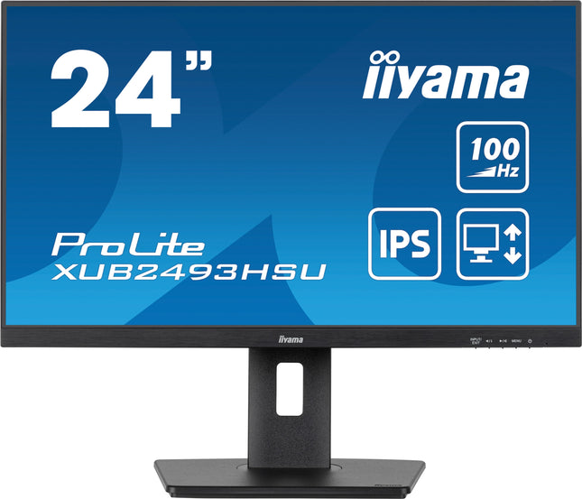 Monitor Led Iiyama  23,8" Xub2493hsu-B6 16:9 Ips Hdmi+Dp+2xusb Retail