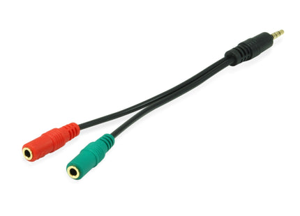 Equip Audio Splitter Y-Kabel Male To Female 1xst->2xbu