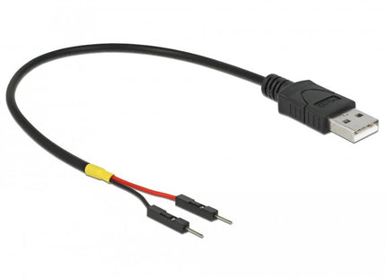Cable De Alimentacion Delock Usb Typ-A  --> 2x Hilos  20cm