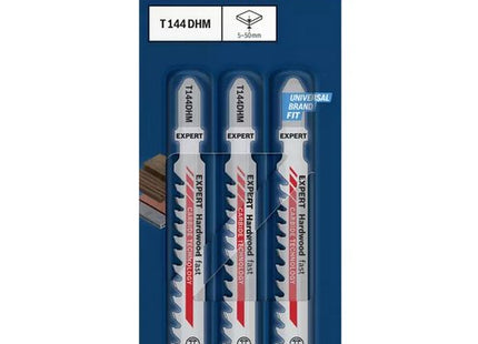 Bosch Hoja De Sierra De Calar Expert T 144 Dhm ''Hardwood Fast'', 3 Piezas 2608900541