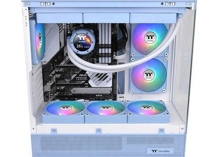 Ventilador Pc Thermaltake Ct140 Ex Argb Sync  Cooling Fan Azul Claro, Paquete De 3 Cl-F197-Pl14bu-A