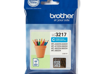 Tinta Original Brother Lc3217c  Cian