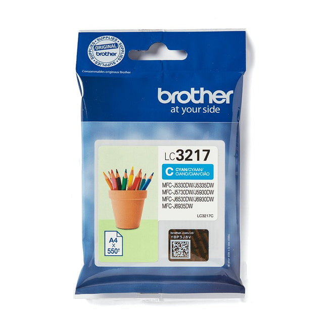 Tinta Original Brother Lc3217c  Cian
