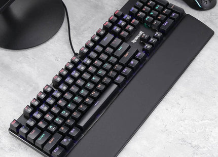 EAN 6950376704825 - REDRAGON METEOR S descansa muñecas Polipiel, Espuma de memoria, Plástico, Caucho, Sintético Negro imagen 3