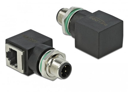 Delock Adaptador M12 4 Pin  Macho A Rj45 Hembra